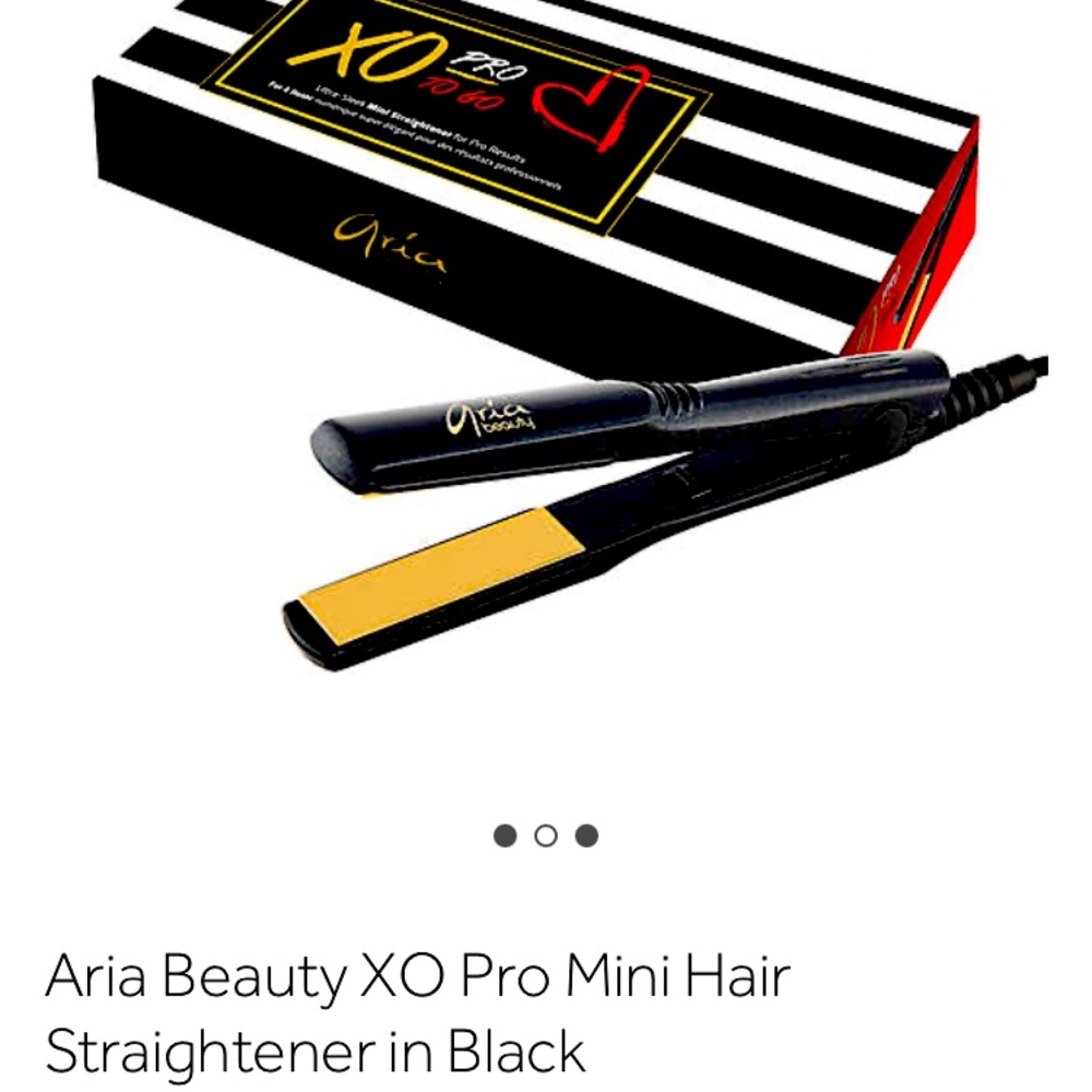 Aria Beauty Mini Pro To Go Straightener.